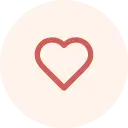 orange heart icon